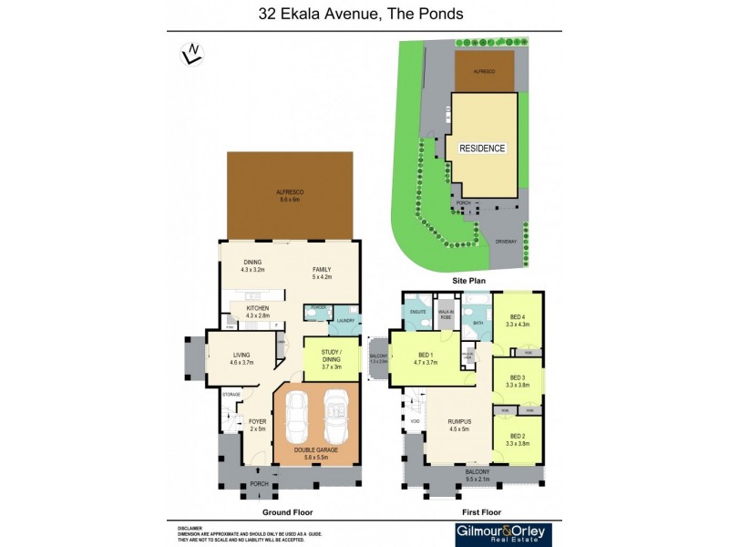 32 Ekala Avenue, The Ponds NSW 2769 Floorplan