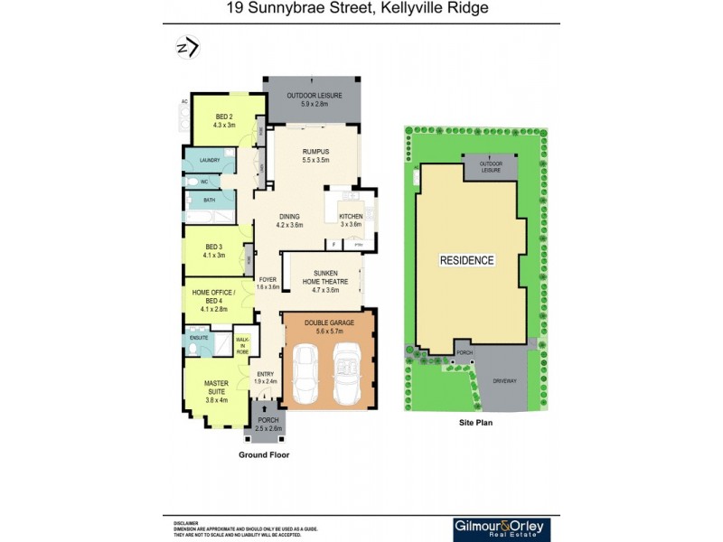 19 Sunnybrae Street, Kellyville Ridge NSW 2155 Floorplan