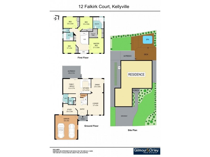 12 Falkirk Court, Kellyville NSW 2155 Floorplan