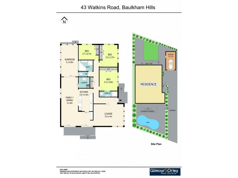 43 Watkins Road, Baulkham Hills NSW 2153 Floorplan