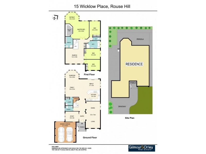 15 Wicklow Place, Rouse Hill NSW 2155 Floorplan