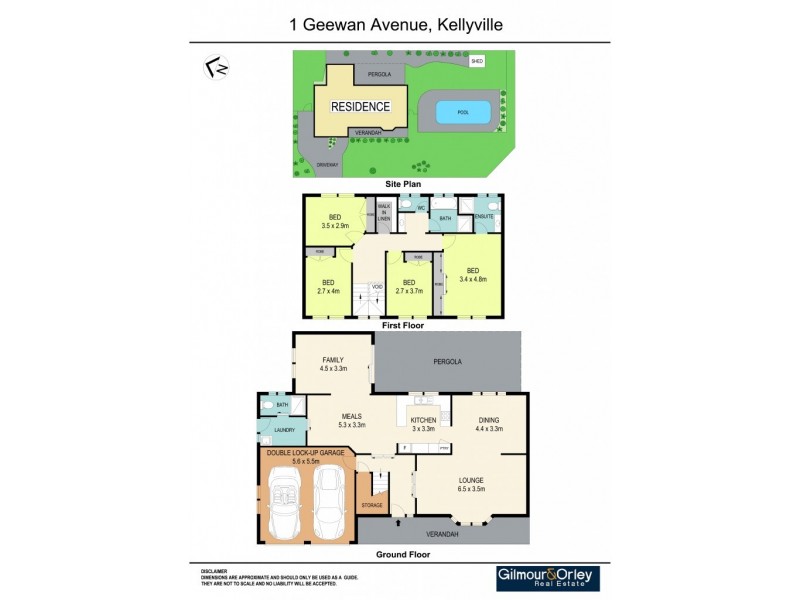 1 Geewan Avenue, Kellyville NSW 2155 Floorplan