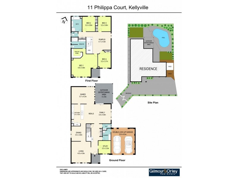 11 Philippa Court, Kellyville NSW 2155 Floorplan