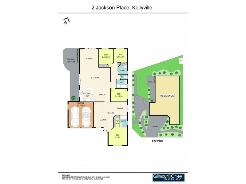 2 Jackson Place, Kellyville NSW 2155 Floorplan