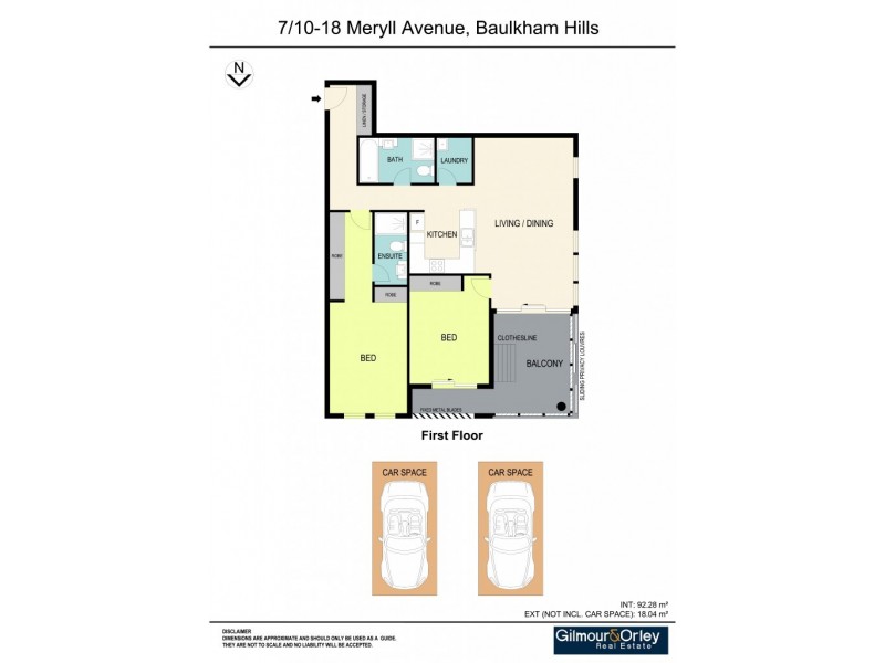 7/10-18 Meryll Avenue, Baulkham Hills NSW 2153 Floorplan