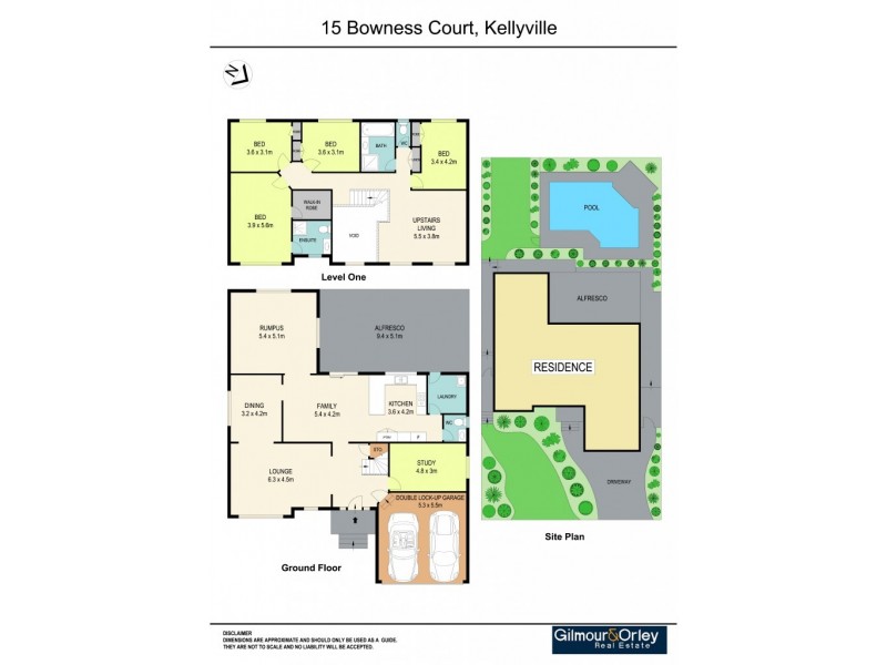 15 Bowness Court, Kellyville NSW 2155 Floorplan