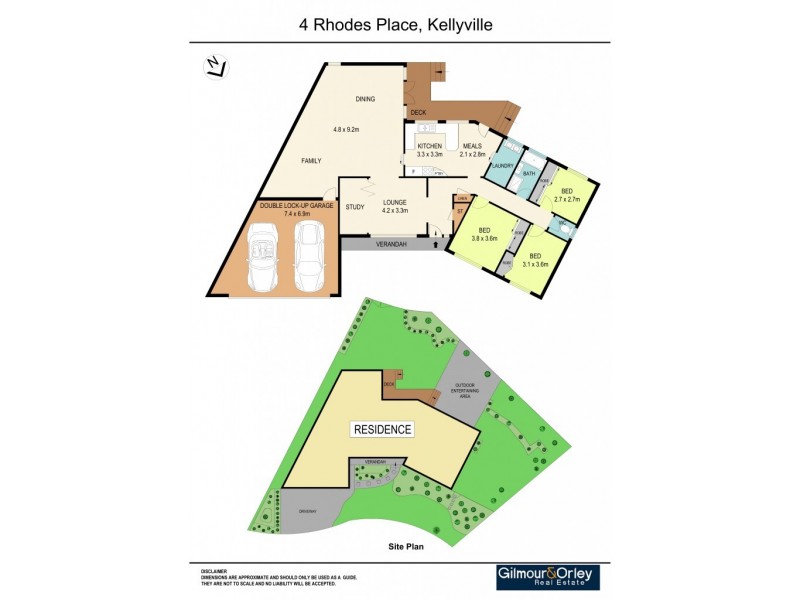 4 Rhodes Place, Kellyville NSW 2155 Floorplan
