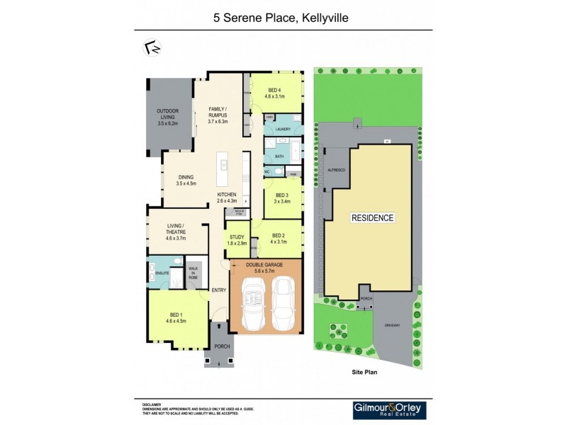 5 Serene Place, Kellyville NSW 2155 Floorplan