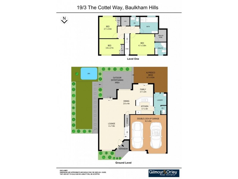 19/3 The Cottell Way, Baulkham Hills NSW 2153 Floorplan