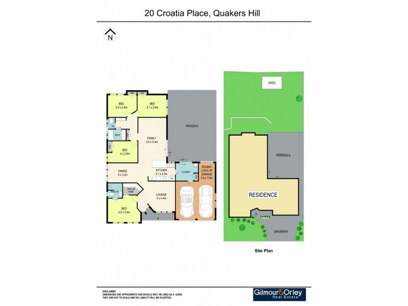 20 Croatia Place, Quakers Hill NSW 2763 Floorplan
