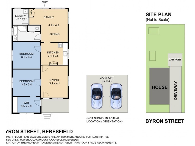 6 Byron Street, Beresfield NSW 2322 Floorplan