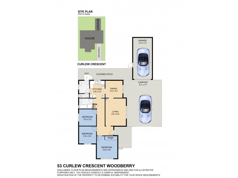 53 Curlew Crescent, Woodberry NSW 2322 Floorplan
