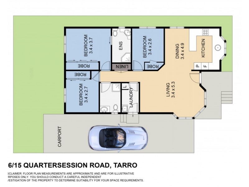Lot 86, 15 Quartersessions Road, Tarro NSW 2322 Floorplan