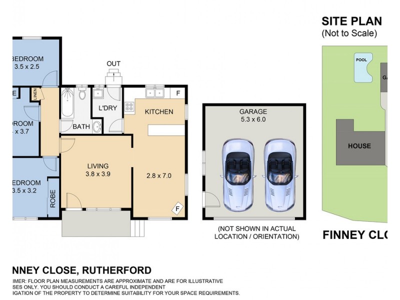 7 Finney Close, Rutherford NSW 2320 Floorplan