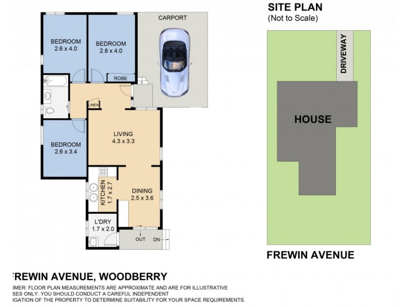 14 Frewin Avenue, Woodberry NSW 2322 Floorplan