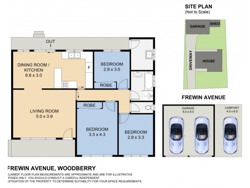 8 Frewin Avenue, Woodberry NSW 2322 Floorplan