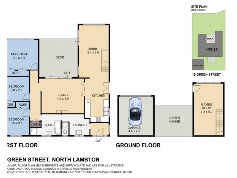 19 Green Street, North Lambton NSW 2299 Floorplan