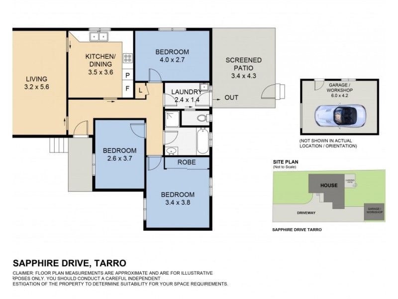 9 Sapphire Drive, Tarro NSW 2322 Floorplan