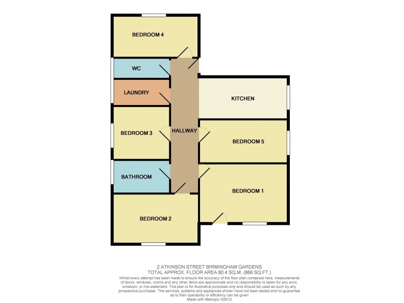 2 Atkinson Street, Birmingham Gardens NSW 2287 Floorplan