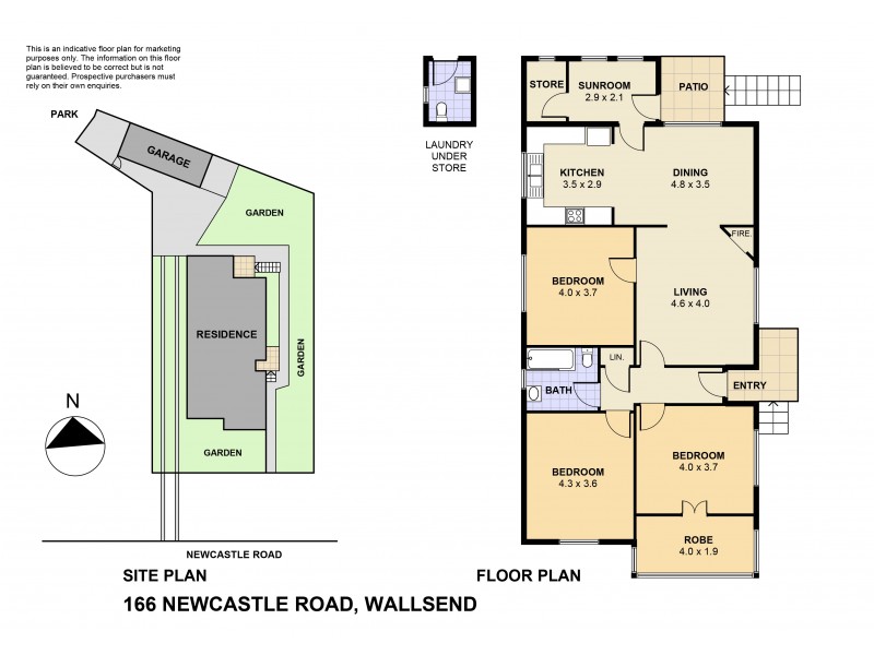 166 Newcastle Road, Wallsend NSW 2287 Floorplan