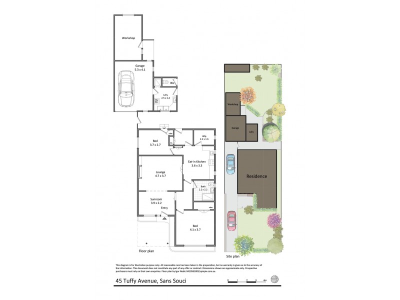 45 Tuffy Avenue, Sans Souci NSW 2219 Floorplan