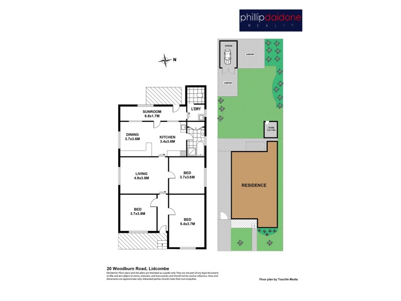 20 Woodburn Road, Lidcombe NSW 2141 Floorplan