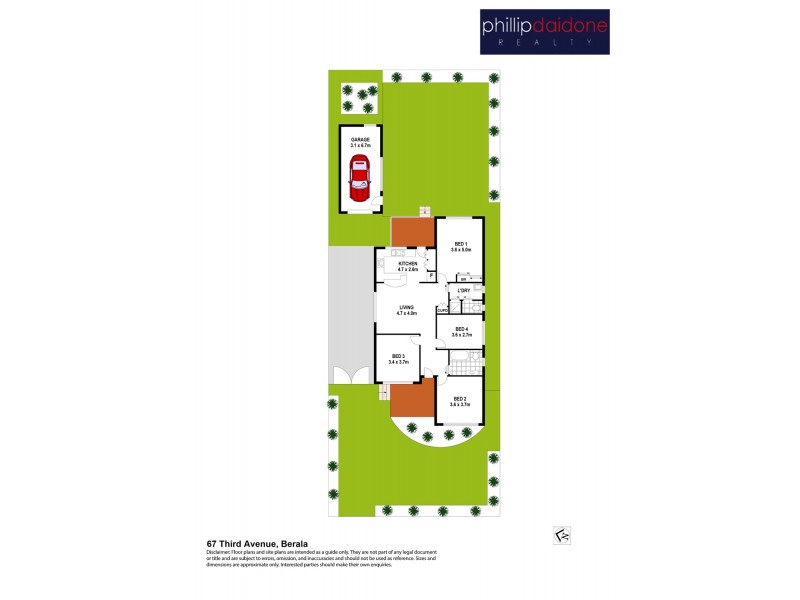 67 Third Avenue, Berala NSW 2141 Floorplan