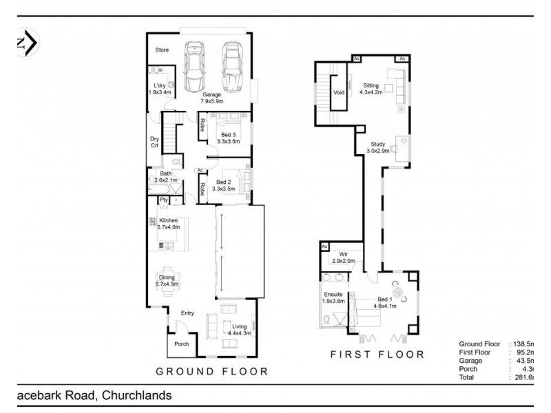 6 Lacebark Road, Churchlands WA 6018 Floorplan
