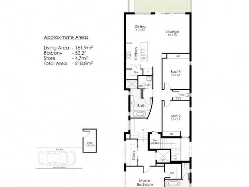 5/368 Barker Road, Subiaco WA 6008 Floorplan