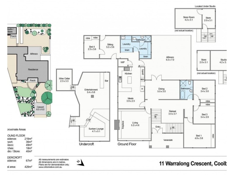 11 Warralong Crescent, Coolbinia WA 6050 Floorplan