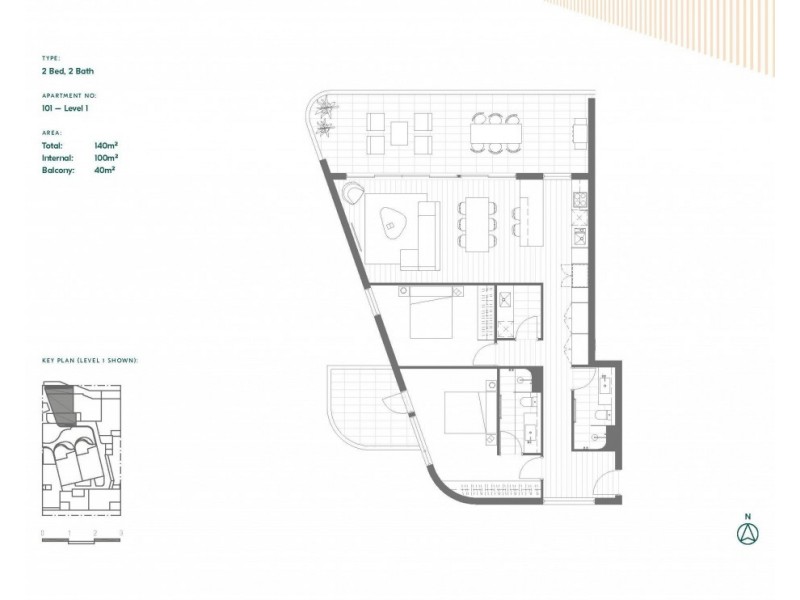 101/38 Glyde Street, Mosman Park WA 6012 Floorplan