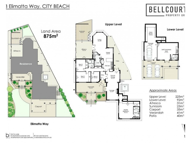 13 Elimatta Way, City Beach WA 6015 Floorplan