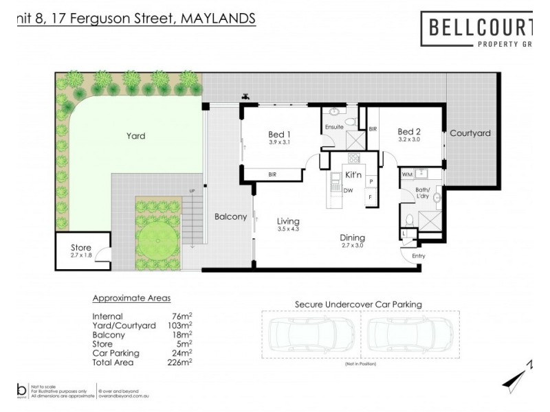 8/17 Ferguson Street, Maylands WA 6051 Floorplan