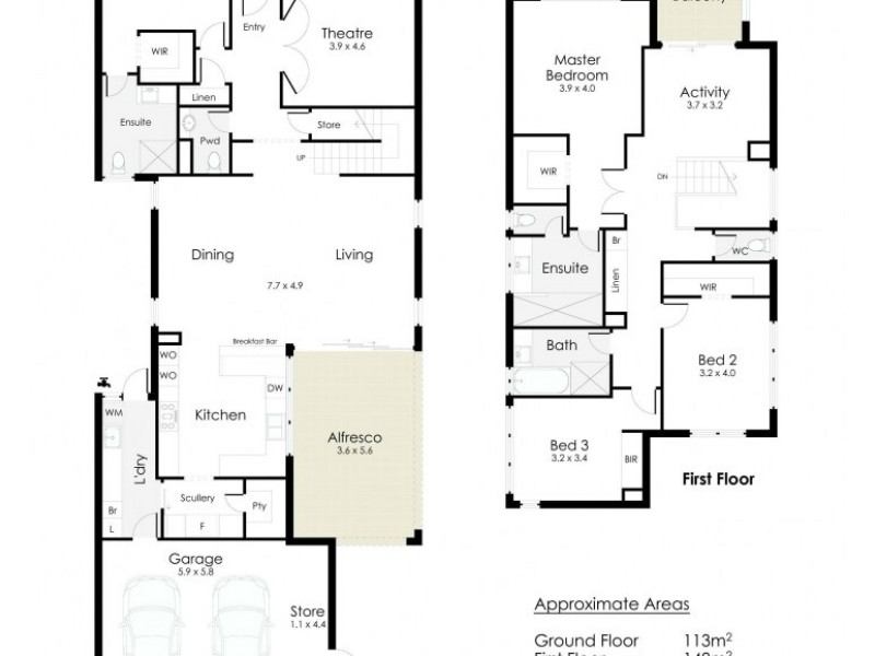 9 Appleberry Street, Churchlands WA 6018 Floorplan