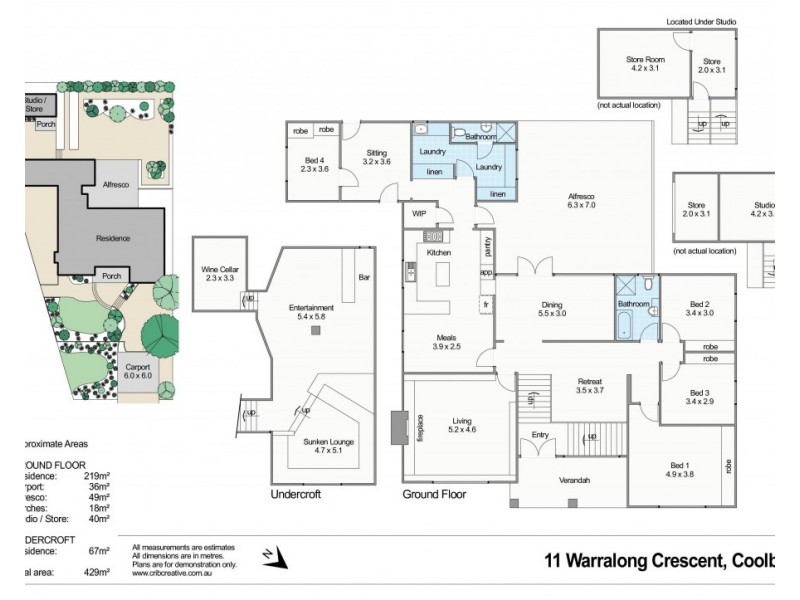 11 Warralong Crescent, Coolbinia WA 6050 Floorplan