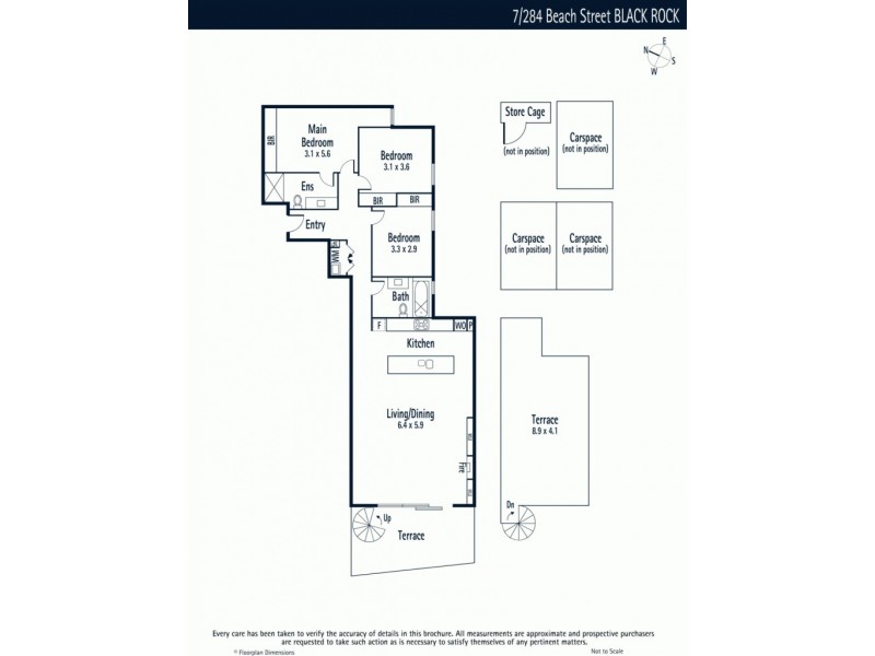 7/284 Beach Road, Black Rock VIC 3193 Floorplan