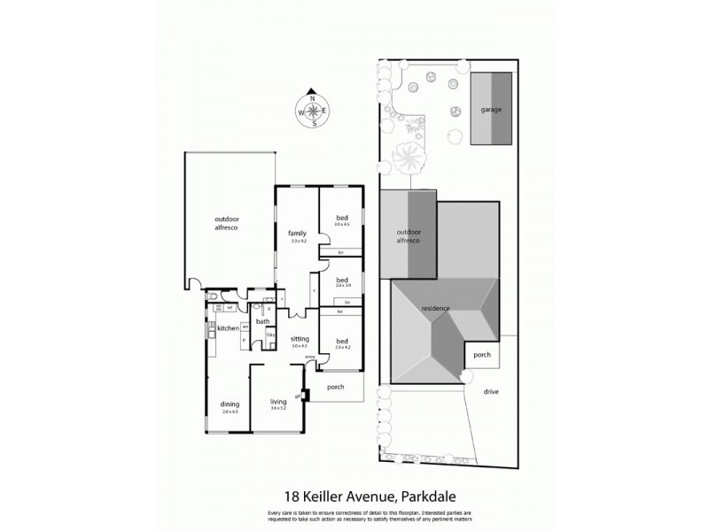 18 Keiller Avenue, Parkdale VIC 3195 Floorplan