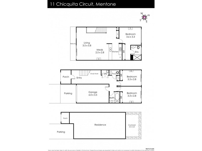11 Chicquita Circuit, Mentone VIC 3194 Floorplan