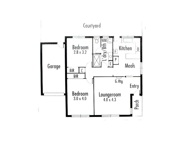 1/17 Cedric Street, Parkdale VIC 3195 Floorplan