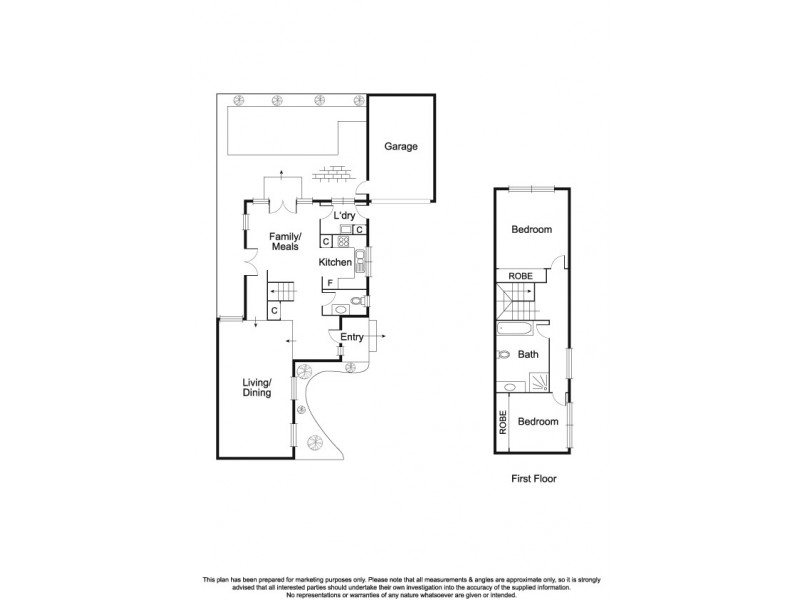 2/390 Bluff Road, Sandringham VIC 3191 Floorplan