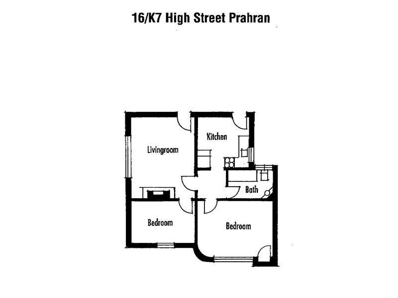16/K7 High Street, Prahran VIC 3181 Floorplan