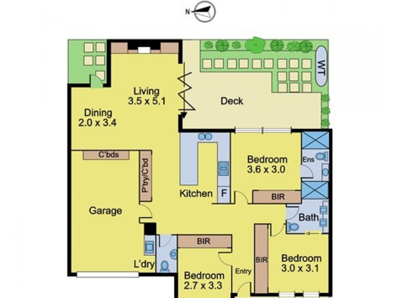 2/42 Highett Road, Hampton VIC 3188 Floorplan