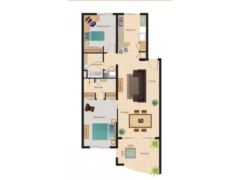 39/108 Trinity Beach Road, Trinity Beach QLD 4879 Floorplan