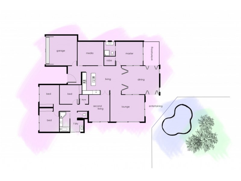 45 Iridescent Drive, Trinity Park QLD 4879 Floorplan
