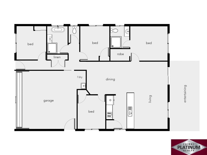 8 Hulbert Street, Trinity Park QLD 4879 Floorplan