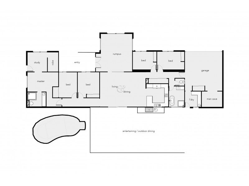 1 Hood Street, Trinity Park QLD 4879 Floorplan