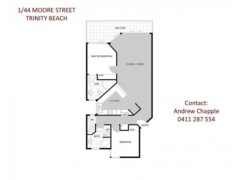 1/44 Moore Street, Trinity Beach QLD 4879