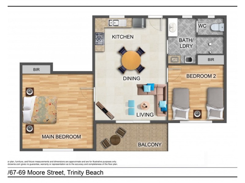 9/67-69 Moore Street, Trinity Beach QLD 4879 Floorplan