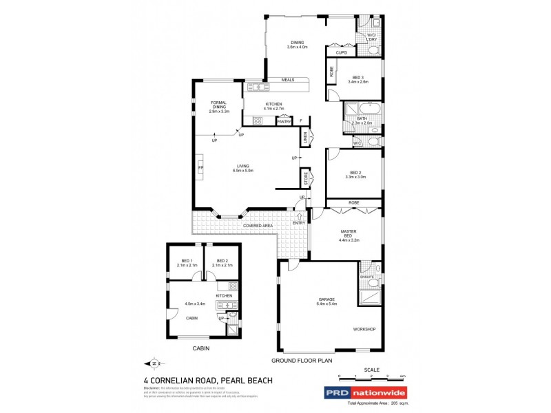 4 Cornelian Road, Pearl Beach NSW 2256 Floorplan