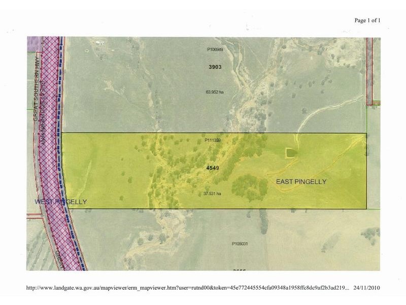 Lot 4549,  Thompson Road, Pingelly WA 6308